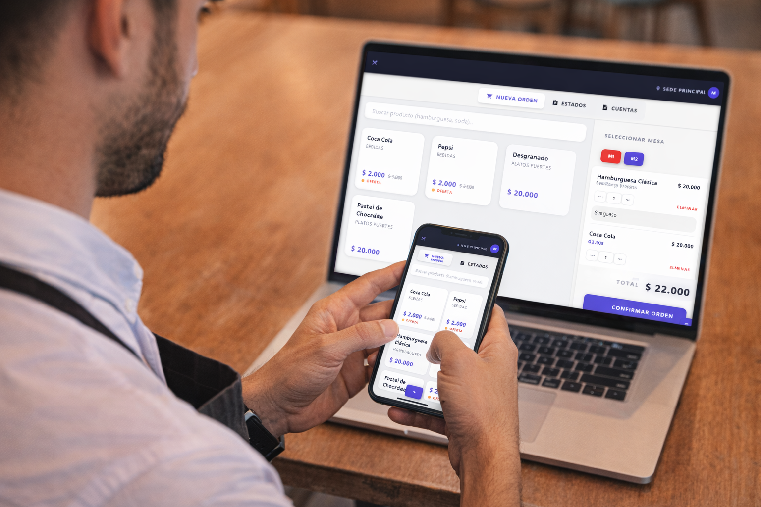 Software POS para Meseros - Sistema de Pedidos Digitales Gestro